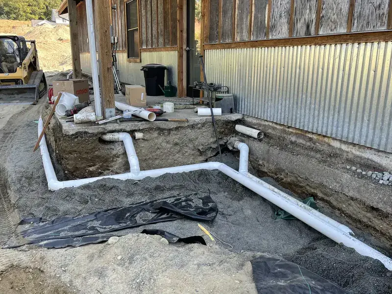 Footing Drains in Whidbey Island, WA