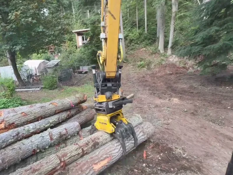 Logging in Langley, WA